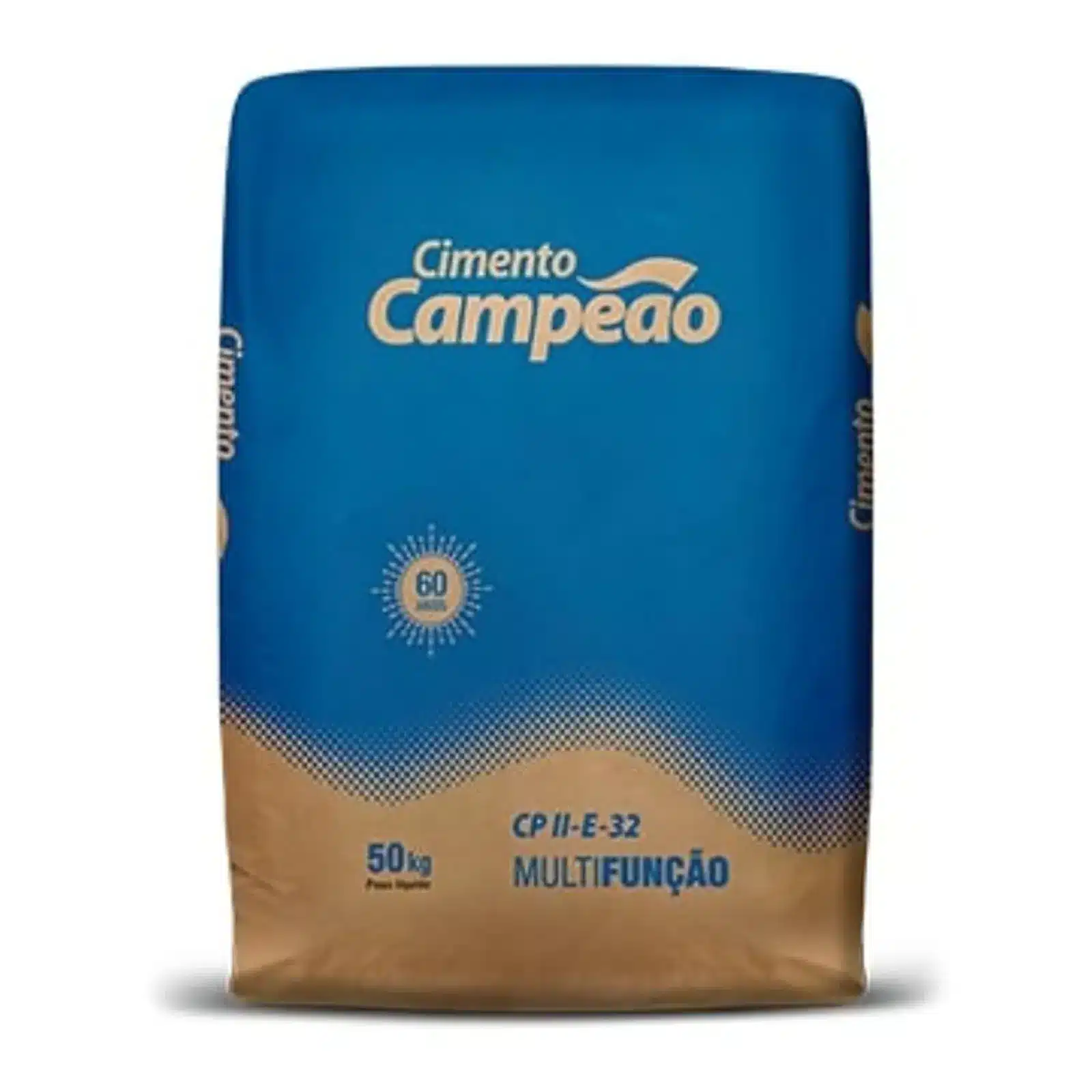 Cimento CPII E-32 50Kg Campeão Cimento CPII E-32 50Kg Campeão - Imagem 1